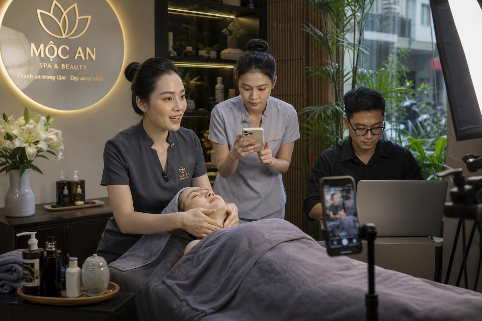 Livestream và video ngắn trên TikTok Shop để thúc đẩy đặt lịch và giữ chân khách hàng cho spa